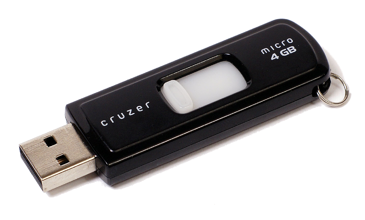 Digital security in your pocket -a flash drive highlighting its importance as a specious device in cybersecurity.