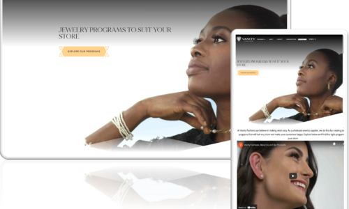 Vanity Fashions Website Project